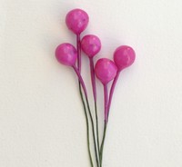 Boule lisse, fuchsia