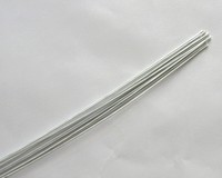 Plain metallic wire #20x24 (long), white