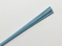 Plain metallic wire #24, light blue