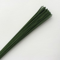 Plain metallic wire #22, green