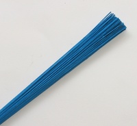 Plain metallic wire #24, blue