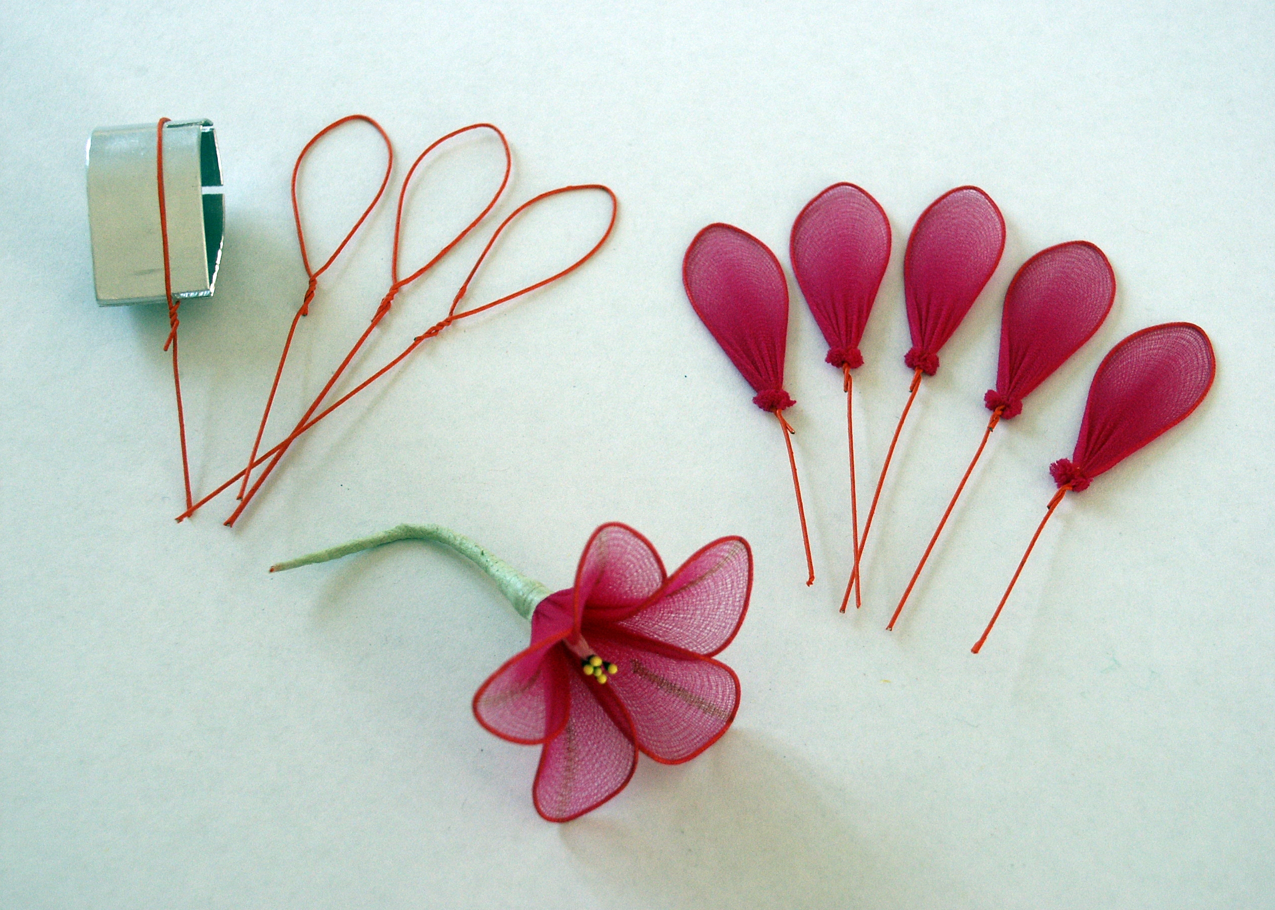 Stocking Flowers Making 10