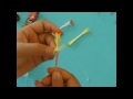 Fabrication d'un hibiscus en collant Hibiscus (part. 1)