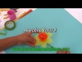 Fabrication d'une jonquille en collant Jonquille