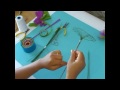 Fabrication d'une feuille de nénuphar en collant Nénuphar (feuille)