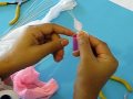 Fabrication d'une fleur de phalænopsis en collant Phalænopsis