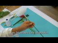 Fabrication d'une pivoine en collant Pivoine